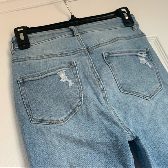 Wax Jeans High Rise Distressed Skinny Jeans - Picture 10 of 13